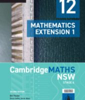 Cambridge Maths Extension 1 Yr 12 NSW 2nd Edition Publ Oct 2026   NEW FOR 2027